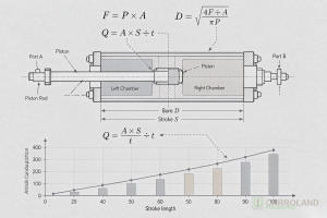 Pneumatic Cylinder Sizing Calculation Guide: Force, Bore, Stroke & Air Consumption | Carroland Pneumatics