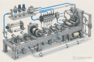 Textile Machinery Pneumatic System Upgrade Guide for India: Modernizing Spinning, Weaving & Processing Lines | Carroland Pneumatics