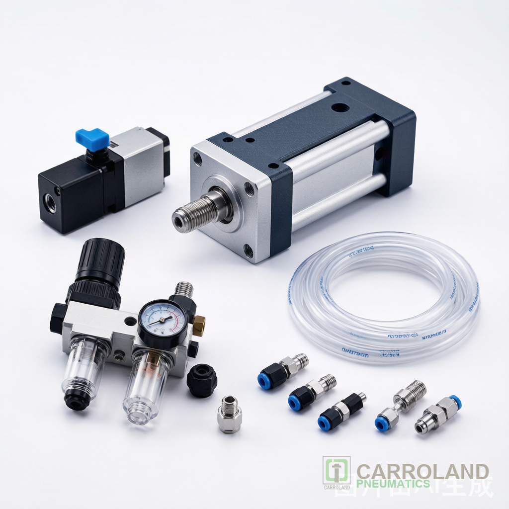 Assorted pneumatic components product photo