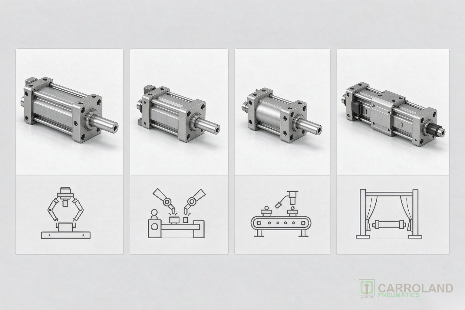 Pneumatic cylinder types selection