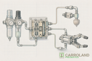 Pneumatic Circuit for Pick and Place Robot: Design Guide | Carroland Pneumatics