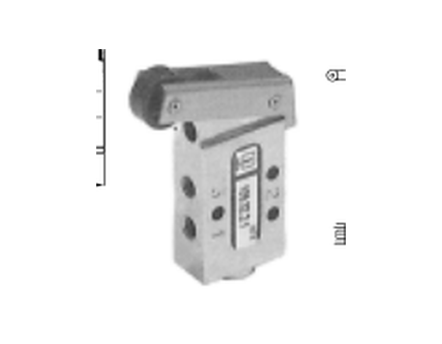 105 Series Roller Mechanical Valve — 105 Series Miniature Manual and Mechanical Valves Supplier | Carroland Pneumatics