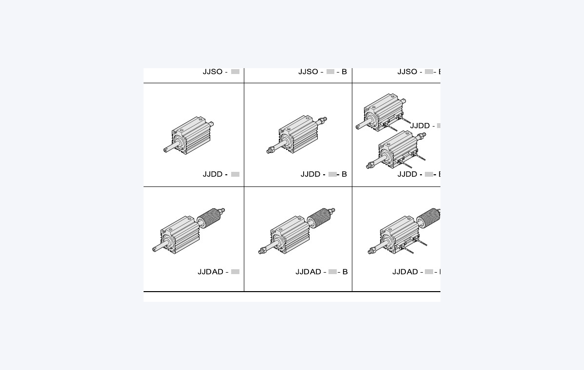 JJDD Twin-Rod Fixture Cylinder — Carroland Pneumatics