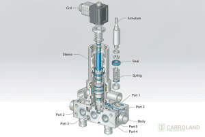 Pneumatic Valve Parts: Solenoid Coil, Spool and Seal Guide | Carroland Pneumatics