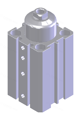 TCL(R) Zero-Stroke Rotary Clamping Cylinder